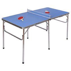 60" Portable Tennis Ping Pong Folding Table w/ Accessories