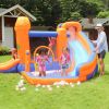 Inflatable Jumper Bounce House - Jump 'n Slide Bouncer, Kids Slide Park Jumping Castle Plus Heavy Duty Blower, Water Sprinkler, Stakes, Repair Patches