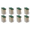 Butterfly Houses 8 pcs Wood 5.5'x5.9"x8.7"