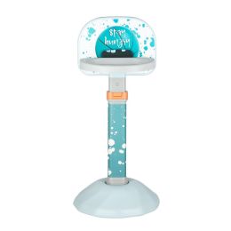 Toddler Basketball Hoop Stand Adjustable Height 2.4 ft -3.7 ft Mini Indoor Basketball Goal Toy with Ball Pump for Baby Kids Boys Girls Outdoor Outside
