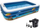 FUNAVO 100" X 71" X 22" Full-Sized Family Inflatable Swimming Pool