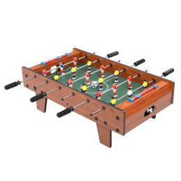 Free shippingTabletop Soccer Game Desktop Foosball Table for Kids, Teens, and Adults. Indoor Foozeballs Table for Table Top Game-27 Inch Soccer Table