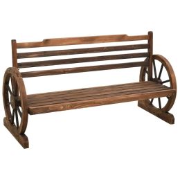 Garden Bench 55.9" Solid Firwood