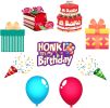 9 Packs Happy Birthday Yard Sign 16 Waterproof Birthday Yard Decorations