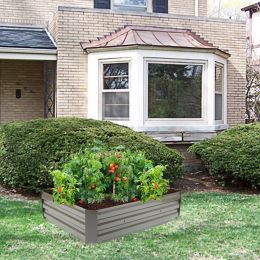 122*92*31 cm Iron Planting Frame Dark Coffee Color-dk