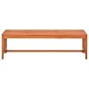 Garden Bench 51.2" Solid Eucalyptus Wood