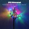 23Inch LED Solar Powered Flower Fairy Garden Lights String Outdoor Party Wedding