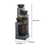 40.1inches Garden Fountain for Home Garden, Yard Decor