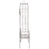 Garden Bench 48" Iron Antique Brown