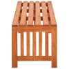 Garden Bench 51.2" Solid Eucalyptus Wood