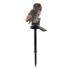 Outdoor Solar Power Garden Lights Owl Decor Path Lawn Yard LED Landscape Light