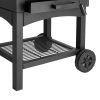 Outdoor pizza oven with wheels