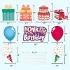 9 Packs Happy Birthday Yard Sign 16 Waterproof Birthday Yard Decorations