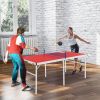 183*91*76cm Foldable Ping Pong Table Red  RT
