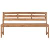Garden Bench 66.9" Solid Teak Wood