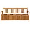 Garden Storage Bench 66.9" Solid Acacia Wood